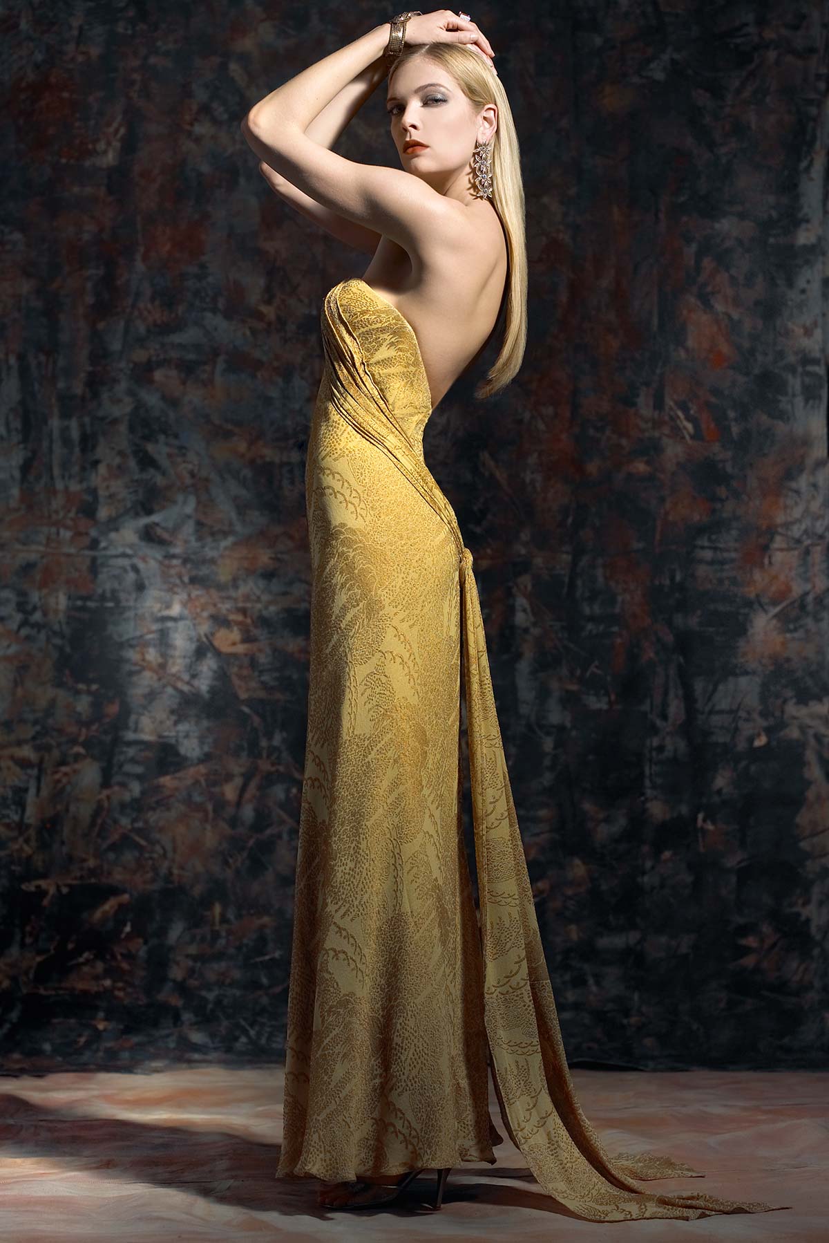Gold-Fortuny_Constance-McCardle Fashion Design | Photography: Rick Luettke
