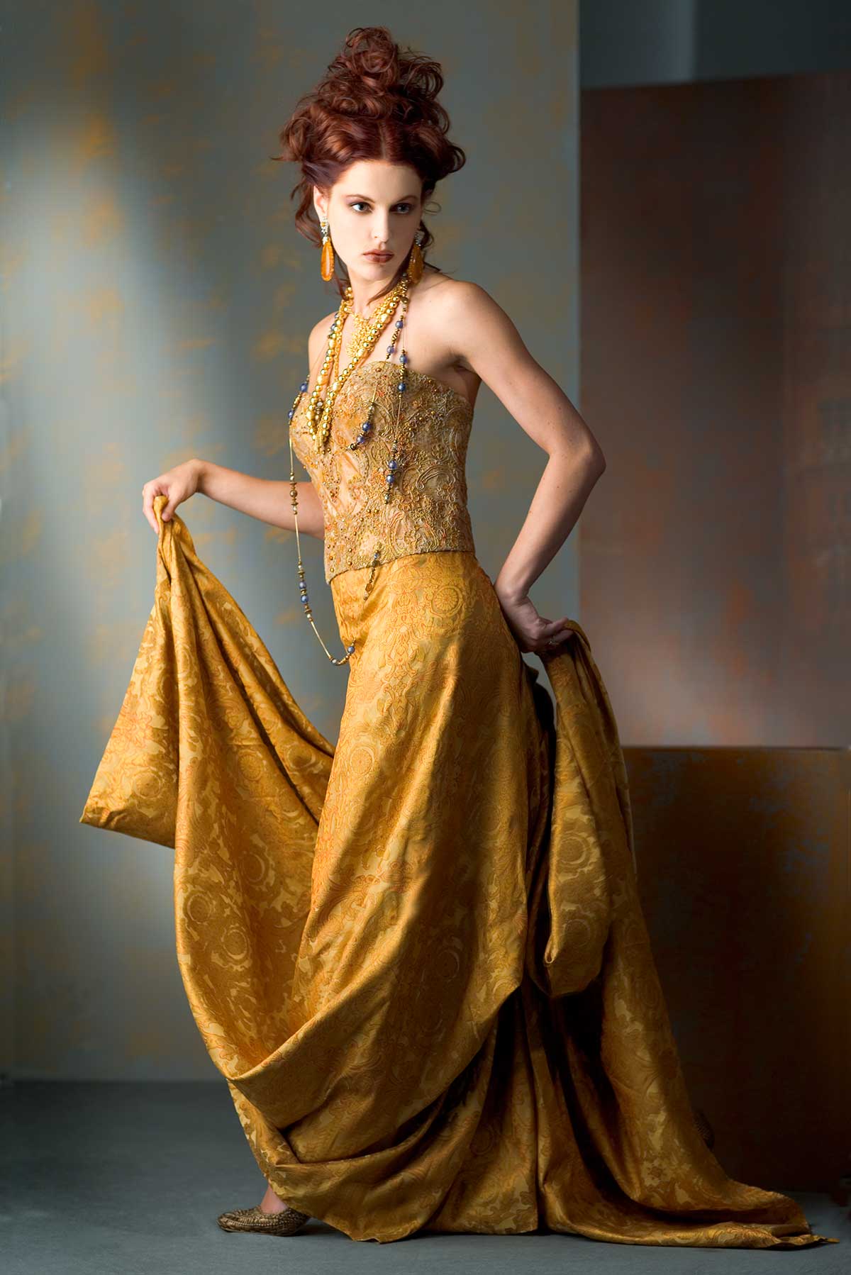 Gold-tones_Constance-McCardle Fashion Design | Photography: Jean Sweet