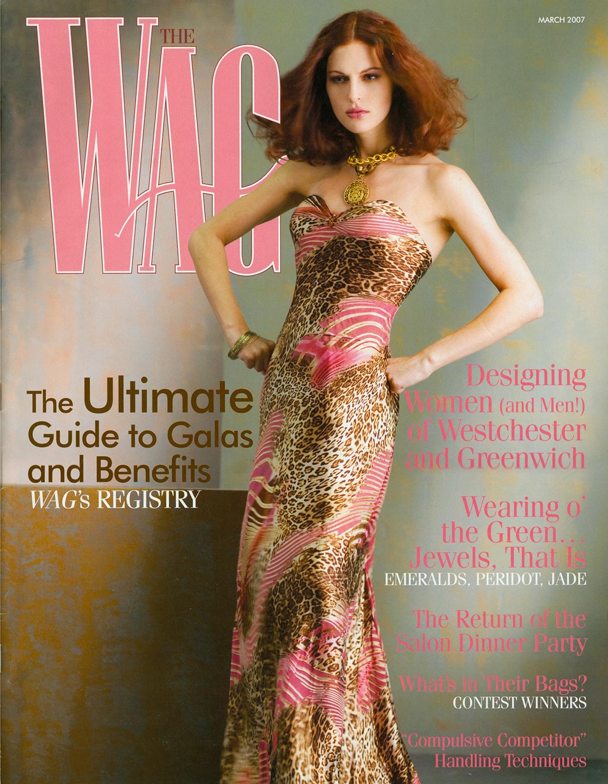 Wag Magazine_March07_Cover_Constance-McCardle-Fashion - Photography: Rick Luettke