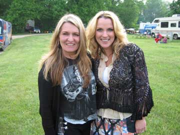 Constance McCardle with Rhonda Vincent